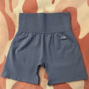 AYBL Balance V2 Seamless Shorts in Steel Blue